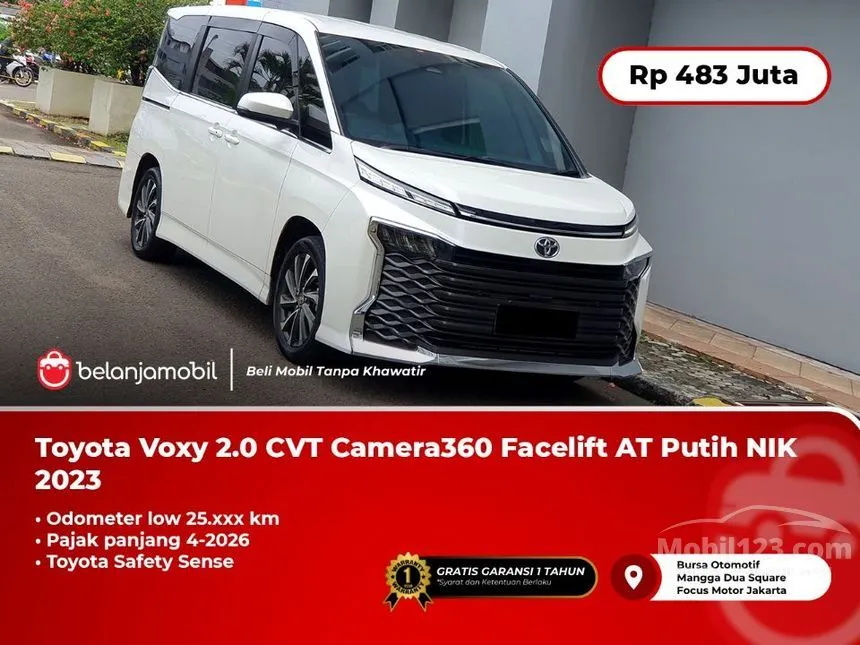 Jual Mobil Toyota Voxy 2023 (Premium Color) 2.0 di DKI Jakarta Automatic MPV Putih Rp 483.000.000