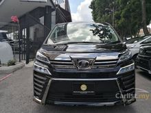 2018 Vellfire 2.5 ZG PRE CRASH,SUN ROOF,3 LED HEAD LAMP, FULL LEATHER PILOT SEAT, COOLING SEATER