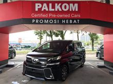 2016 Toyota Vellfire 2.5 ZG ALPINE FRONT & REAR MONITOR