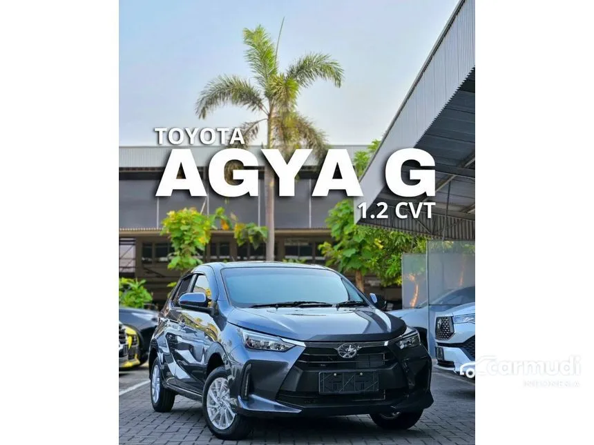 Jual Mobil Toyota Agya 2024 G 1.2 di DKI Jakarta Automatic Hatchback Silver Rp 153.000.000