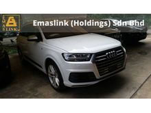 2015 Audi Q7 3.0 TDI Quattro S Line Panaromic Roof Power Boot Surround Camera Unreg Local AP (PRICE ZERO GST)