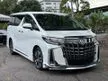 Recon 2022 Toyota Alphard 2.5 SC MPV/SUNROOF/PILOT SEAT/LOW MILEAGE/GRADE 5A/YEAR END PROMO/FREE WARRANTY/FREE SERVICE