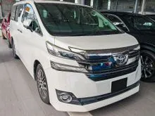 2017 Toyota Vellfire 2.5 ZG MPV - Most Lowest Price at JB , Not Any Hidden Fee