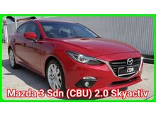 2015 Mazda 3 2.0 (CBU) Sedan SKYACTIV Ori 69K Km Mileage Confirm Accident Free Push Start Paddle Shift Sunroof Worth Buy