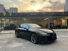 2022 Lexus IS300 F-Sport 2.0 Red Interior,Mark Levinson Sound System,BSM,Surround Camera,Digital Meter,Heater Seat,Cooling Seat,IS 300, IS 300