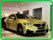 Recon UNREG 2020 BMW M4 COMPETITION PACKAGE 3.0 DCT TWIN TURBO FACELIFT ADAPTIVE LED HEADLAMP CARBON INTERIOR SURROUND 3 CAM HARMAN KARDON KEYLESS ENTRY