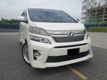 2010/15 Toyota Vellfire 2.4 Z Platinum MPV NEW FACELIFT