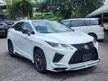 Recon 2019 Lexus RX300 2.0 F Sport SUV(Full Spec) TRD Bodykit + Muffler, Mark Levinson Sound System, 2nd Row Power Seat, Wireless Charger, Panoramic Roof