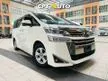 Recon 2018 Toyota Vellfire 2.5 X MPV / 22K KM ONLY/ SUNROOF MOONROOF/ GRED 4