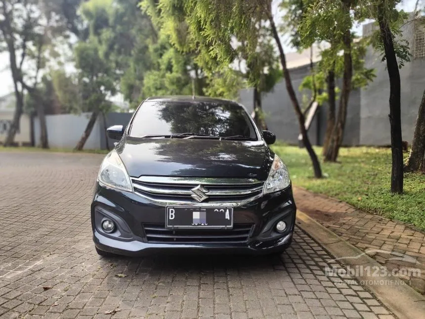 Jual Mobil Suzuki Ertiga 2016 GL 1.4 di Banten Automatic MPV Hitam Rp 130.000.000