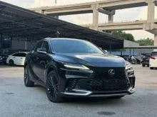 2023 Lexus RX 350 2.4 F Sport SUV (GRADE 5A) BLACK INTERIOR, 360 CAMERA, DRIVE RECORDER, ORANGE BRAKE CALIPER