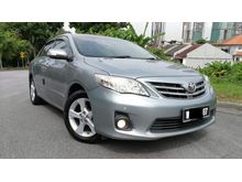 2013 Toyota Corolla Altis 1.8 G-SPEC DUAL VVT-I AUTO BLACK COLOUR INTERIOR ISOFIX LEATHER SEAT DVD PLAYER WITH REVERSE CAMERA