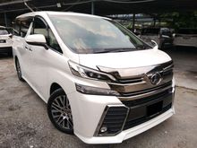 TRUE YEAR 2019 TOYOTA VELLFIRE FACELIFT 2.5 (A)