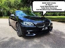 2016 BMW 520I 2.0 Sedan M Sport-Bodykit And Rim Fully Bmw Services Record