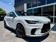 2023 Lexus RX 350 2.4 F Sport Handling SUV 360 CAMERA PANAROMIC ROOF HUD DIM BSM REAR ELECTIRC SEATS ADJUST GRADE 5A 11K+ KM JAPAN UNREG