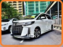 2018 Toyota Alphard 2.5 G S C Package MPV MODELLISTA BODYKIT JBL SOUND 4 CAM SUNROOF MOONROOF FULL LEATHER PILOT SEAT READING LIGHT 3 EYE LED BSM