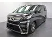 Used 2015 Toyota Vellfire 2.5 Z G Edition FACELIFT, 75K LOW MILEAGE, 1 OWNER PILOTSEAT SUNROOF (REGISTERED 2019)