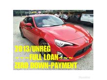 2013 Toyota 86 2.0 GT( FULL LOAN ZERO DOWN-PAYMENT) JAPAN SPEC