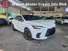 2023 Lexus RX 350 F Sport (Grade 4.5) 2.4 Turbo Full Spec Panoramic Roof 360 Camera Head Up Display Rear Auto Seat Memory Seat Power Boot RX350 Unreg