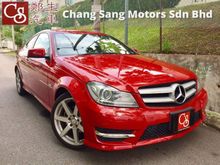 *AMG EDITION,7 SPEED,NEW FACELIFT,FULL AMG BODYKIT AND RIM WHEEL,SPORT AND MEMORY SEAT,BACK CAMERA*2013 Mercedes-Benz C250 1.8 BlueEFFICIENCY Coupe