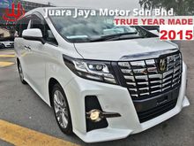 2015 Toyota Alphard 2.5 TRUE YEAR MADE