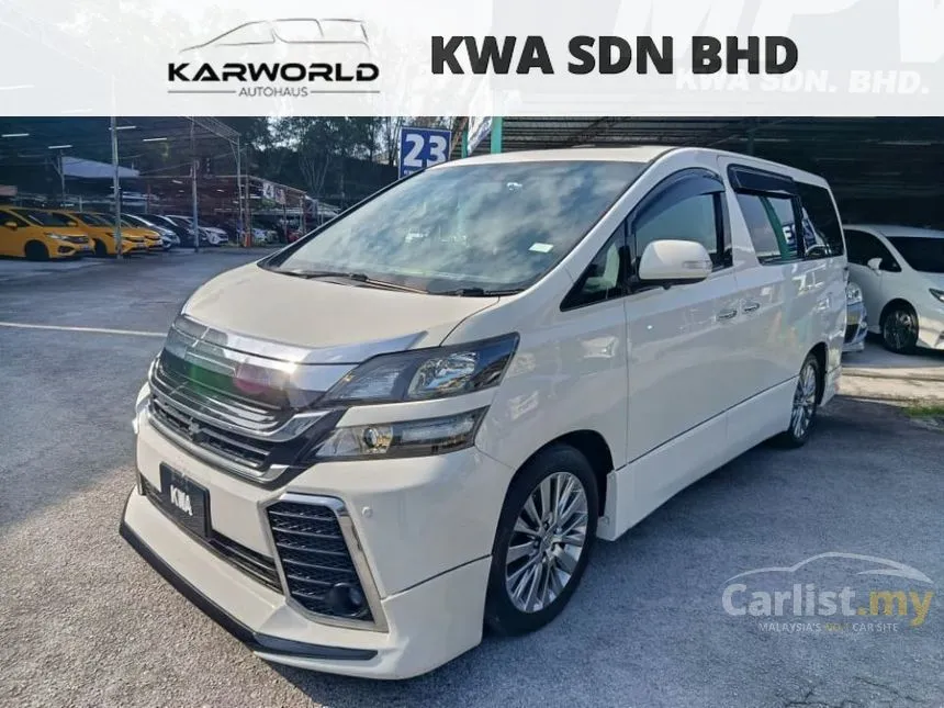 2013 Toyota Vellfire Z Golden Eyes MPV