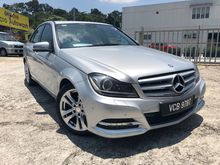 2012 Mercedes-Benz C200 CGI 1.8 Avantgarde Sedan - ORIGINAL YEAR MAKE - NEW FACELIFT - FULL SPEC - LOW MILEAGE