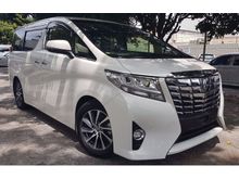 2015 Toyota Alphard 2.5 G JBL Theater System Sun Roof Power Boot 4 Camera Full spec Unregister for sale.