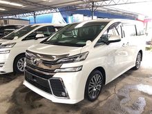 2015 Toyota Vellfire 2.5 Z G Promotion!!! Rebate! Rebate!