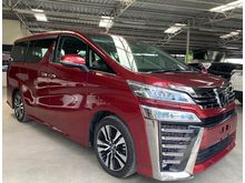 2019 Toyota Vellfire 2.5 ZG - GRADE 5A/4K KM/SUNROOF/DIM/3LED/LKA/P.CRASH/ 5Y WARRANTY