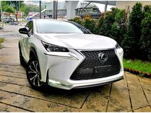 PRICE CAN NEGO!!! UNREGISTER!!! Lexus NX200t 2.0 F Sport SUV , RED COLOUR INTERIOR , PRE CRASH SNSOR , CRAZY PRICE DONT MISS OUT!!!