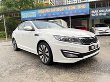 One Owner,Nice No.1011,Keyless,LED DRL,Leather Seat,Driver Memory Power Seat,Panoramic Sunroof,6xAirbag,Paddle Shift-2012 Kia Optima K5 2.0(A) Sedan