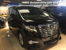 2015 Toyota Alphard 2.5 SA - Unreg - 0% GST - Toyota JBL Premium Sound System - 17 Speaker - 360 Camera - Dual Power Door - 7 Seater