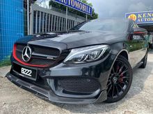 2018 Mercedes-Benz C350 e 2.0 AMG FULL SET C43 CARBON,AMG STEERING,AMG 4 POT DISCBREAK UNDER WARRANTY