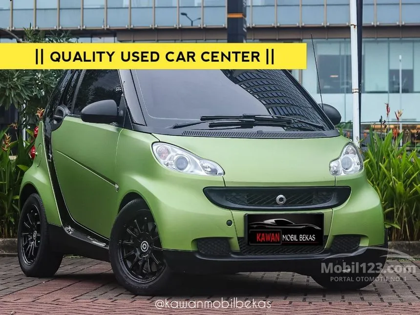 Jual Mobil smart fortwo 2011 Passion 1.0 di DKI Jakarta Automatic Coupe Hijau Rp 155.000.000