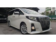 2015 Toyota Alphard 2.5 G S MPV 7 SEATER WHITE UNREG