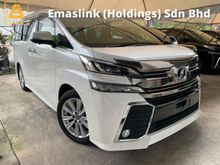 2016 Toyota Vellfire 2.5 Z Unregister 7 Seat 2 Pwr Door Pwr Boot 360 Surround Camera 3 Years Warranty Local AP Low Interest Rates