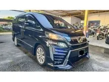 2010 Toyota Vellfire 2.4 Black Seat Powerboot