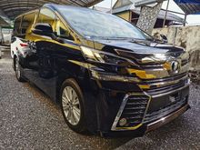 2016 Toyota Vellfire 2.5 ZA Grade 4.5 Sunroof Japan Alpine Player Alpine Roof Monitor Unreg 7 Seater