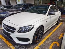 2019 Mercedes-Benz C43 AMG 3.0 4MATIC Sedan V6 Bi Turbo 367hp 520Nm Torque with Panaromic Roof & 360 cam CKD Under WARRANTY