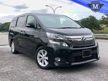 2013 Toyota Vellfire 3.5 V L Edition MPV PILOT SEAT 2 P/DOOR P/BOOT HOME THEATER WARRANTY VL