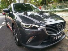 2016 Mazda CX-3 2WD SKYACTIV (A) SUNROOF PADDLESHIFT 1 OWNER
