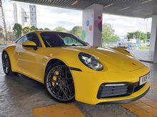 2019 Porsche 911 3.0 Carrera 4S Coupe UNREG RACING YELLOW (LESS 50% SALES TAX)