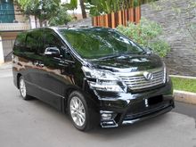 2010 Toyota Vellfire 2.4 Z Edition Km 38 rb GPS INDONESIA TV CAMERA USB Orisinil Cat Mulus
