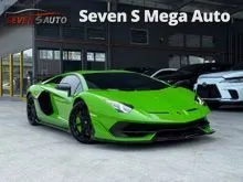 2020 Lamborghini Aventador 6.5 SVJ Coupe UNREG RECON UK SPEC HIGH SPEC CARBON TIP TOP CONDITION ORIGINAL LOW MILEAGE PRICE CAN NEGO TILL LET GO