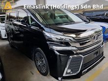 2016 Toyota Vellfire 2.5 ZG Pilot Seat Power Boot Leather Seat Surround Camera Unregistered 0% GST PRICE
