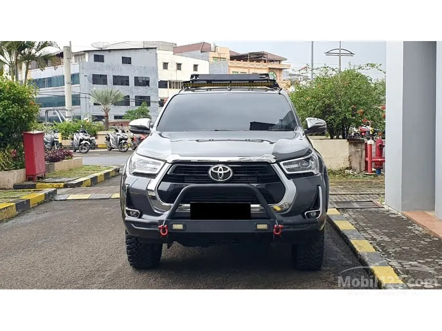 Jual Mobil Toyota Hilux 2021 V Double Cab 4X4 2.4 di DKI Jakarta Automatic Pickup Abu
