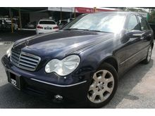 MERCEDES BENZ C200K W203 BLACK TOP CONDITIONS TIP TOP