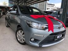 2017 TRUE Toyota Vios 1.5 E (A) G DUAL VVTI MILE 50K KM NO PROCESSING FEE