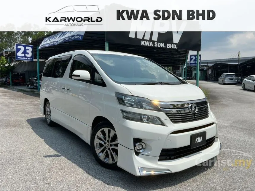 2011 Toyota Vellfire Z Platinum MPV